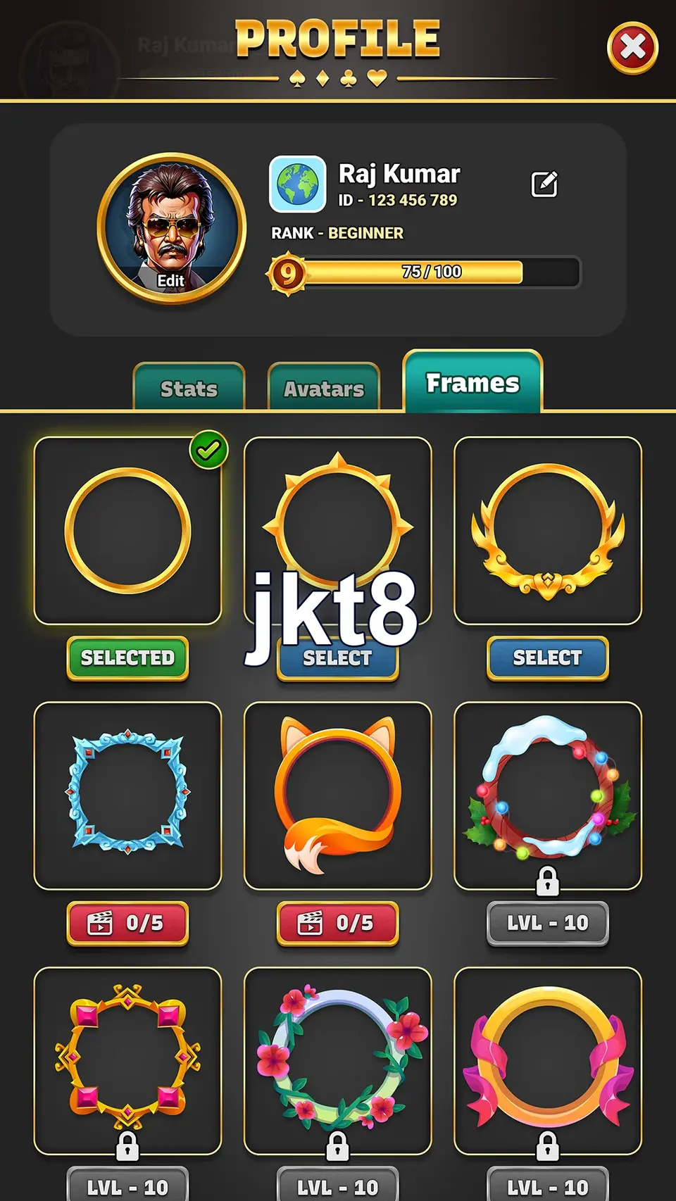 jkt8 Masuk